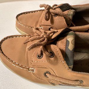 Suede Camo Docksiders